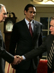 west wing - martin sheen, jimmy smits, alan alda