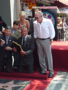 George Hamilton is honored with a star on the Walk of Fame in Hollywood, August 12, 2009