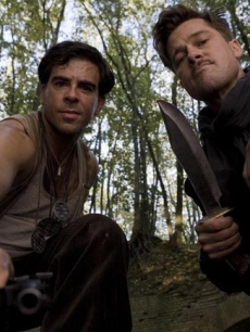 Eli Roth and Brad Pitt in “Inglourious Basterds”