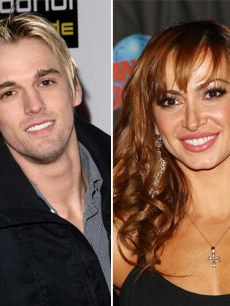 Aaron Carter is dancing with Karina Smirnoff