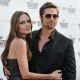 Angelina Jolie and Brad Pitt arrive at the Hollywood premiere of ‘Inglorious Basterds’ on August 10, 2009 in Hollywood, California
