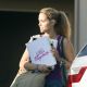 Elizabeth Berkley steps out on August 20, 2009 in Santa Monica, California