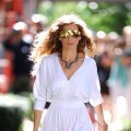 Sarah Jessica Parker films a scene from ‘Sex and The City 2’ on the streets of Manhattan on September 1, 2009