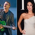 Bono of U2 and Megan Fox