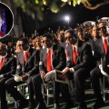 Janet Jackson, Randy Jackson, Jackie Jackson, Tito Jackson, Jermaine Jackson and Marlon Jackson attend Michael Jackson’s funeral service held at Glendale Forest Lawn Memorial Park on September 3, 2009