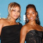Tionne ‘T-Boz’ Watkins and Rozonda ‘Chilli’ Thomas of the music group TLC pose in the press room at the 2008 BET Awards held at the Shrine Auditorium on June 24, 2008 in Los Angeles