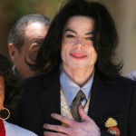Michael Jackson leaves the Santa Barbara County Courthouse on May 25, 2005