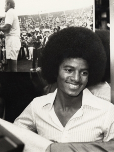 Ted Kennedy, Michael Jackson and Shirley MacLaine, Aug. 27, 1977