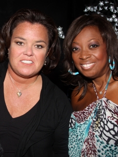 Rosie O’Donnell and Star Jones pose at the 2009 Passing It On Gala to benefit Rosie’s Broadway Kids at the New World Stages, NYC, April 27, 2009