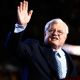 Sen. Edward Kennedy (D-MA) waves to the crowd during day one of the Democratic National Convention (DNC) at the Pepsi Center, Denver, Colo., August 25, 2008