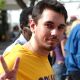DJ AM flashes a peace sign while out and about in Los Angeles on June 7, 2009