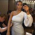 Kim Kardsahian tweets, ‘Almost done sewing Kourtney had 2 go live without me 2 start! HURRY HURRY!!!!!’