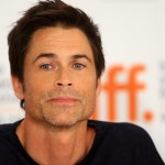 Rob Lowe speaks onstage at the ‘Invention Of Lying’ press conference for the Toronto International Film Festival held at the Scotiabank Theatre in Toronto, Canada on September 14, 2009