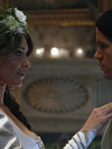 Michelle Forbes and Ryan Kwanten in a scene from ‘True Blood’s’ Season 2 finale, 2009