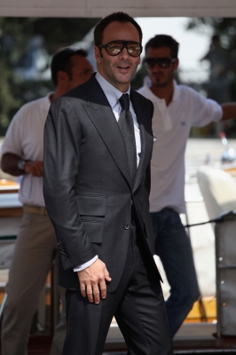 Fashion mogul and first-time film director Tom Ford is seen during the 66th Venice Film Festival in Venice, Italy on September 10, 2009