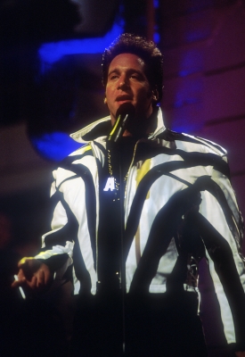 Andrew Dice Clay speaks out at the 1989 MTV Video Music Awards