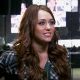 Miley Cyrus takes a question from Access Hollywood’s Tony Potts, September 2009