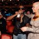 Kanye West and Amber Rose attend the 2009 MTV Video Music Awards at Radio City Music Hall on September 13, 2009 in New York City