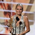 Kristin Chenoweth accepts the Outstanding Supporting Actress in a Comedy Series award for ‘Pushing Daisies’ onstage during the 61st Primetime Emmy Awards, Los Angeles, September 20, 2009
