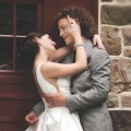 Justin Guarini and his new bride, Reina Capodici