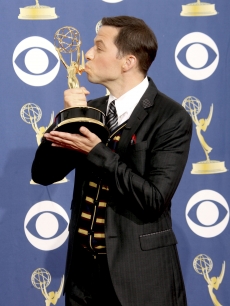 Jon Cryer poses in the press room at the 61st Primetime Emmy Awards held at the Nokia Theatre after winning Outstanding Supporting Actor in Comedy, September 20, 2009
