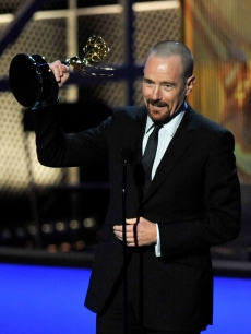 Bryan Cranston accepts the Outstanding Lead Actor In A Drama Series award for ‘Breaking Bad’ onstage during the 61st Primetime Emmy Awards held at the Nokia Theatre, LA, September 20, 2009