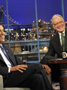 President Barack Obama on ‘The Late Show with David Letterman’ on September 21, 2009