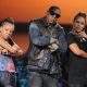 Lil Mama takes the stage with Jay-Z and Alicia Keys at the 2009 MTV Video Music Awards