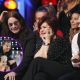 Ozzy, Sharon and Kelly’s fiance Luke watch her as she competes with Louis van Amstel on ‘DWTS’