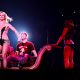 Britney Spears performs ‘Breathe On Me’ with special guest Lance Bass during the final night for her ‘Circus’ tour in Las Vegas on September 27, 2009