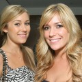 Lauren Conrad and Kristin Cavallari at the reveal and launch party of LG Electronics’ (LG) Scarlet HD TV Series at the Pacific Design Center on April 28, 2008 in Los Angeles, California