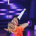 Melissa Joan Hart takes a dip from Mark Ballas during Week 3 of ‘Dancing’