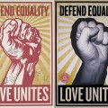 Shepard Fairey Celebrity-Endorsed Print Project: Milo Ventimiglia poster and 10 Celeb Signatures poster