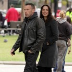 Ben Affleck and Rebecca Hall hit the set of ‘The Town,’ Boston, Mass. October 1, 2009 