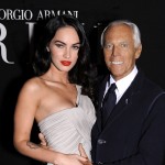 Megan Fox and Giorgio Armani