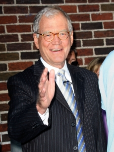David Letterman arrives at the ‘Late Show with David Letterman’ at the Ed Sullivan Theater on August 27, 2009 in New York City