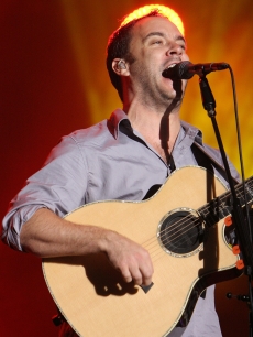 Dave Matthews hits the stage at the Austin City Limits Festival in Austin, Texas on October 3, 2009