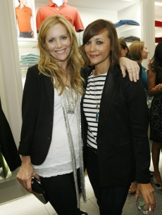 Host Leslie Mann and Rashida Jones at LACOSTE’s Pink Croc launch event in Beverly Hills. 100% of proceeds from the beach-themed pink collection were donated to The Breast Cancer Research Foundation. Judd Apatow, Michael Cera and Jason Segal also attended. Visit www.lacoste.com to check out the collection.