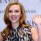 Scarlett Johansson shows off her wedding ring at the MANGO Winter 2009-10 campaign presentation in Munich, Germany on October 15, 2009