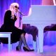 Lady Gaga performs at the Human Rights Campaign’s dinner in Washington, D.C. on October 10, 2009
