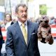 Mel Gibson films scene on location at ‘The Beaver’ film set at Rockefeller Plaza on October 12, 2009 in New York City