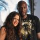 Khloe Kardashian and husband Lamar Odom DL