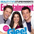 ‘Glee’s’ Matthew Morrison, Lea Michele and Cory Monteith on the cover of Entertainment Weekly