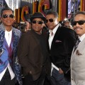 Jermaine Jackson, Randy Jackson, Tito Jackson, and Marlon Jackson arrive at the premiere of Sony Pictures’ ‘This Is It’ held at Nokia Theatre Downtown LA on October 27, 2009