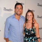 Jason Mesnick and Molly Malaney attend the grand opening of Italian Village & Pirates Island Waterpark at Beaches Turks & Caicos Resort Villages & Spa on May 15, 2009 in Providenciales, Turks And Caicos Islands