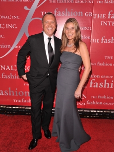 Michael Kors and Aeirn Lauder pose on the red carpet at Fashion Group International’s 26th annual Night Of Stars at Cipriani, Wall Street, NYC, October 22, 2009