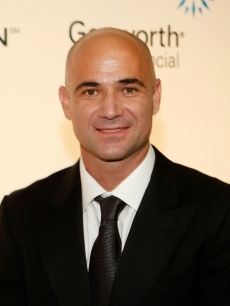 Andre Agassi arrives at the 14th annual Andre Agassi Charitable Foundation’s Grand Slam for Children benefit concert at the Wynn Las Vegas September 26, 2009 in Las Vegas