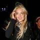 Lindsay Lohan heads to Staples Center on a blustery day in Los Angeles on October 27, 2009