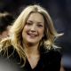 Kate Hudson looks on during Game One of the 2009 MLB World Series at Yankee Stadium on October 28, 2009 in the Bronx borough of New York City