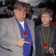 A vintage shot of Chris Farley and David Spade
